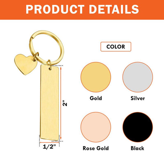Military Personalized Metal Keychain
