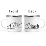 And So The Adventure Begins... Customizable Camp Mug - Milaste