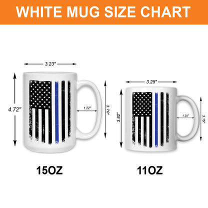 Policeman Deputy Sheriff Personalized White Ceramic Mug