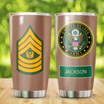 Military Rank Insignia Tumbler