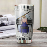 Piano Player Stainless Steel Tumbler