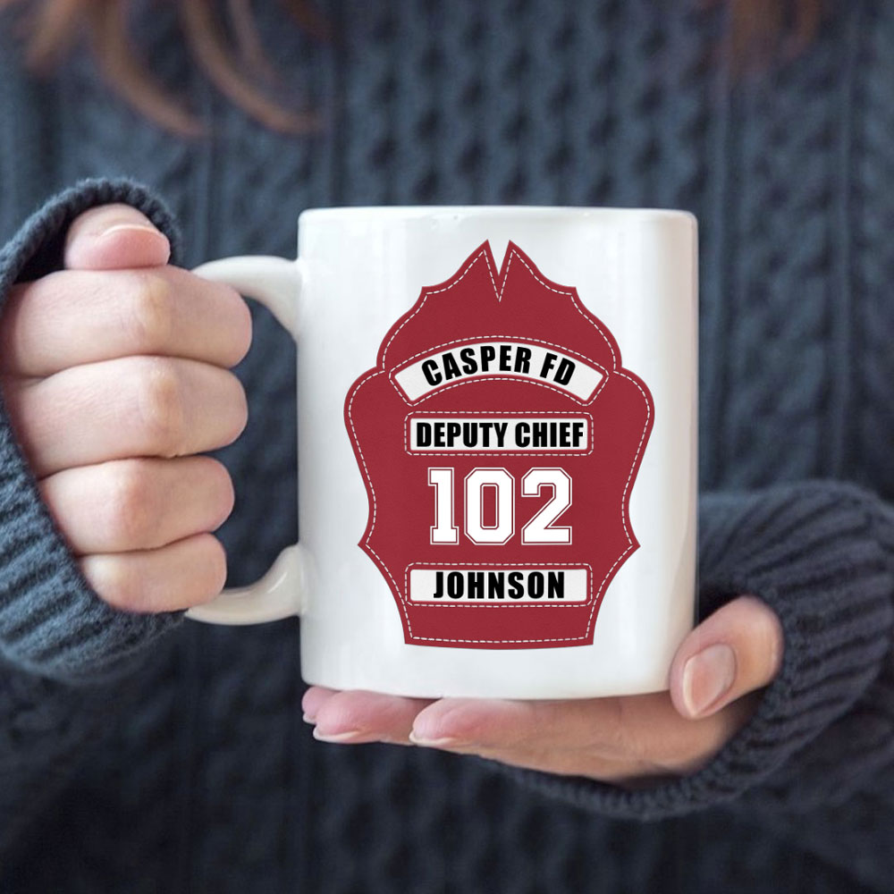 Firefighter Personalized Mug – Milaste