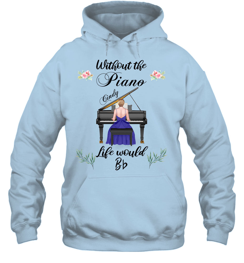 Female Piano Player Personalized Shirts