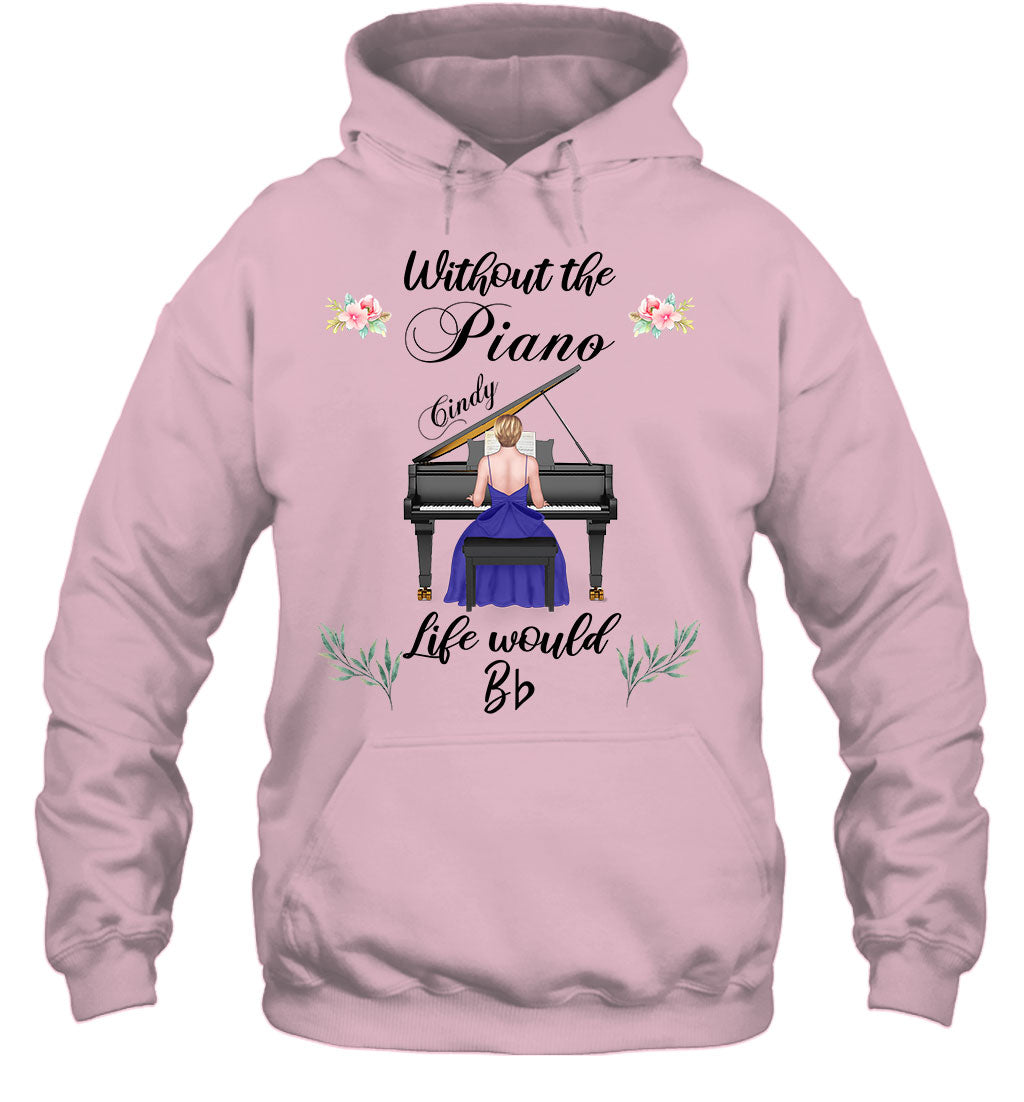 Female Piano Player Personalized Shirts