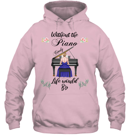 Female Piano Player Personalized Shirts