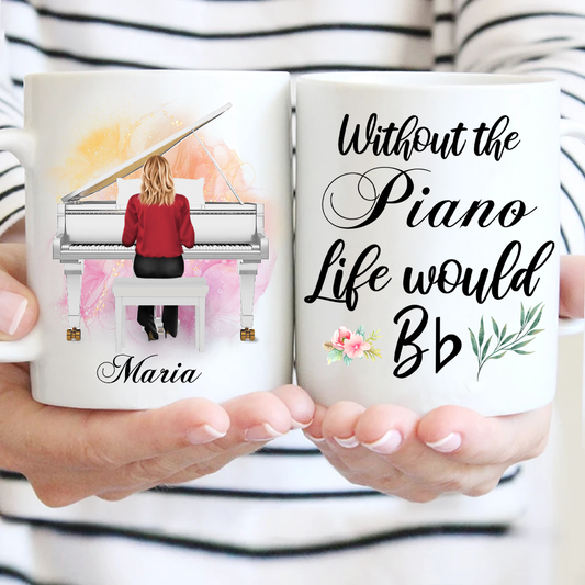 Piano Player Personalized Mug