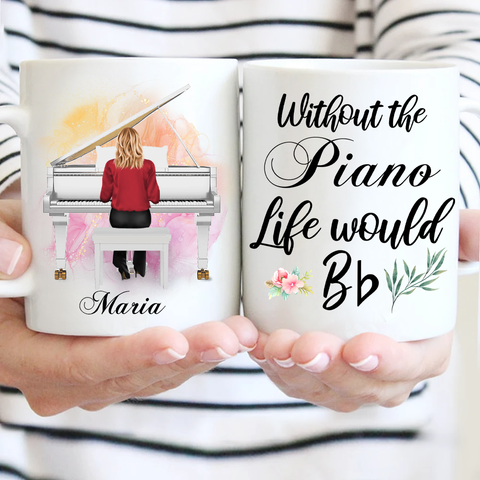 Piano Player Personalized Mug