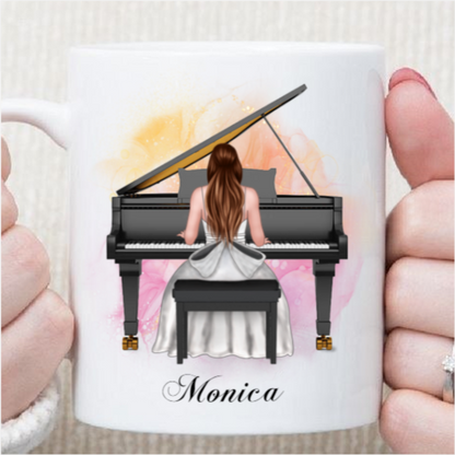 Piano Player Personalized Mug