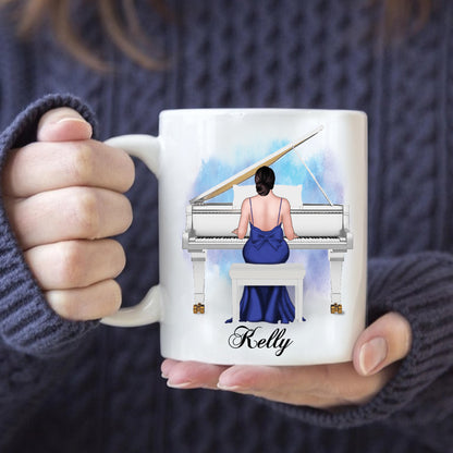 Piano Player Personalized Mug