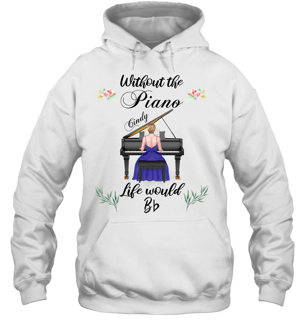 Female Piano Player Personalized Shirts