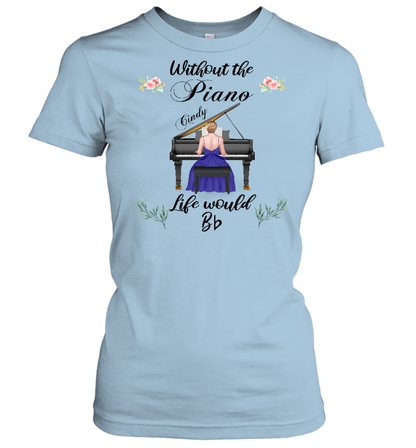 Female Piano Player Personalized Shirts