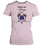 Female Piano Player Personalized Shirts