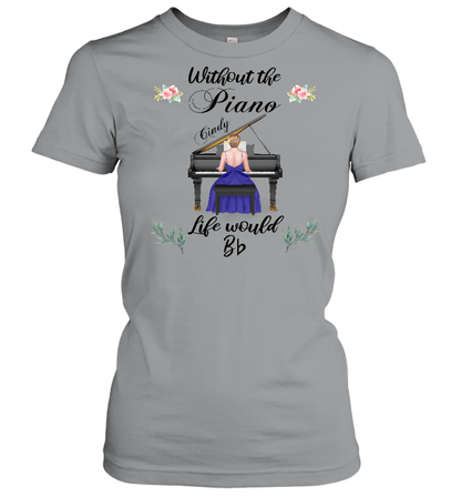 Female Piano Player Personalized Shirts