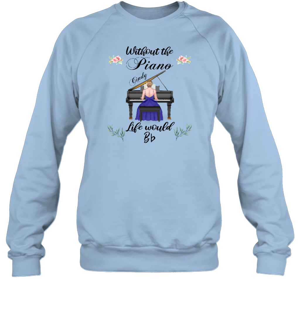 Female Piano Player Personalized Shirts