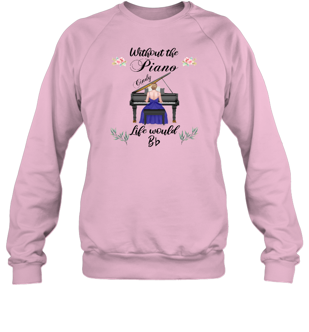 Female Piano Player Personalized Shirts